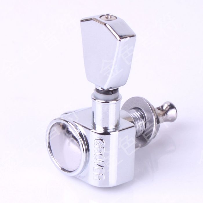 电木吉他弦钮 民谣吉他旋钮 LP款GROVER琴头钮 长手柄双边卷弦器