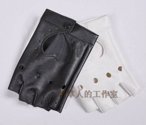 Cosplay道具 弹丸论破 轮舞  手套 黑白熊校长拟人 左黑右白