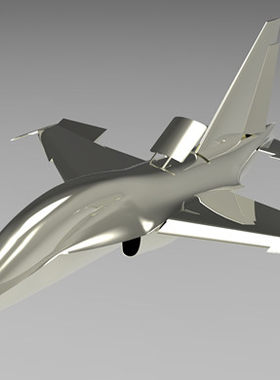 yak130 雅克130飞机 三维三模 3D模型
