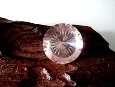 绿晶林 天然千嬉面星星欧美白水晶吊坠