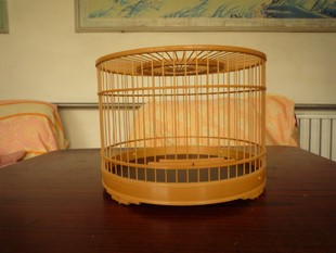 涿州张永华鸟笼鸟具，精品方肩起线活底红子笼