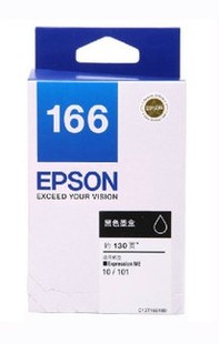 爱普生T166墨盒 墨盒 黑色 ME101 EpsonT1661墨盒 ME10 原装
