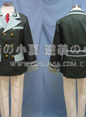 漫谈社 COS服装定做金色的琴弦普通科男子制服套装校服