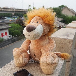 仿真狮子 lion 非洲狮 毛绒玩具公仔玩偶 小狮子 节日礼物