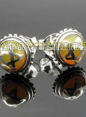 日本原单 925银 小号Alex Streeter五芒星 耳钉 耳坠 单只