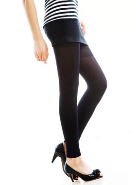 浪莎正品 2双包邮弹性强抗起球80D天鹅绒加裆九分裤袜8795 98356