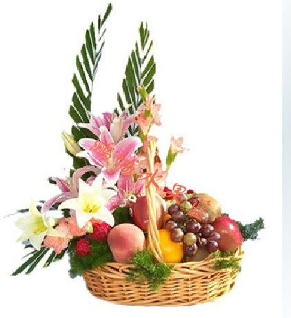 节日送礼水果鲜花礼品篮速递深圳3小时加急配送看望老人送亲人礼