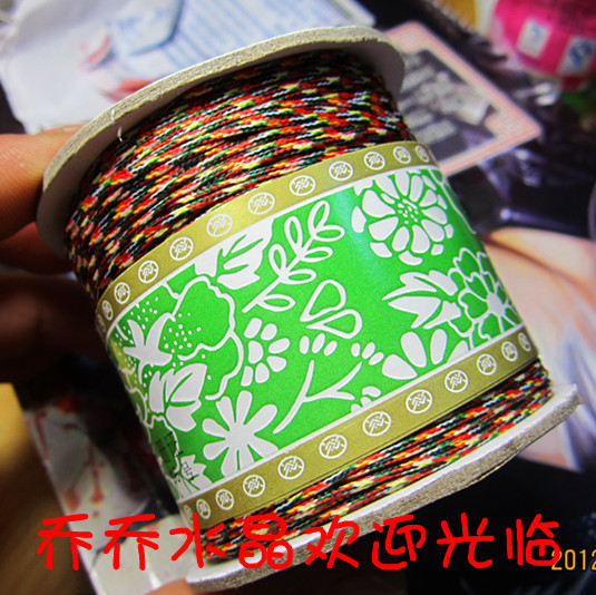DIY饰品配件项链手链串珠专用七彩台湾玉线
