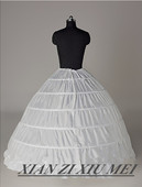 加大六钢圈衬裙新娘婚纱礼服蓬蓬裙裙撑 外贸工艺精品撑裙
