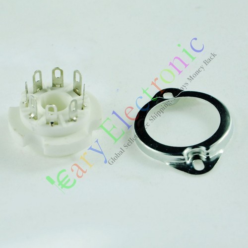 陶瓷八脚电子管镀银8MPC1管座适用KT88 6SN7 6V6 274B EL34等