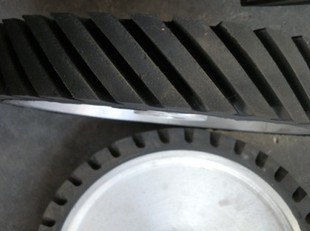 砂带机橡胶轮铝芯胶轮金属打磨抛光轮抛光机砂带轮砂带机铝轮300