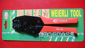 。WEIERLI 上海威尔利WEL-301手动棘轮式压线钳0.5-1 1.5-2.5 4-6