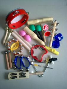 六一儿童节 奥尔夫乐器18件乐器套餐 分男女童版 包邮送收纳袋