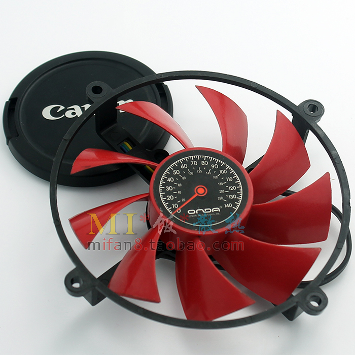 原装昂达GTS450 512MB GD5(ver:3.0) ODNA 4线温控 显卡散热风扇