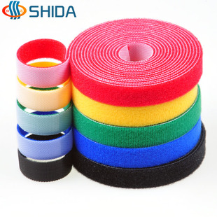 仕达薄背对背魔术贴扎带 背靠背绑线理线束线扎线带1cm/1.5/2cm