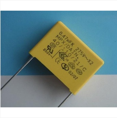 X2 安规电容 0.47UF/275V 275V474K 脚距22MM 全新正品