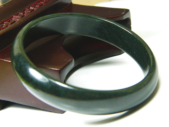 和田玉 56~62mm扁条手镯玉镯子 玉质细腻光亮 送镯子盒