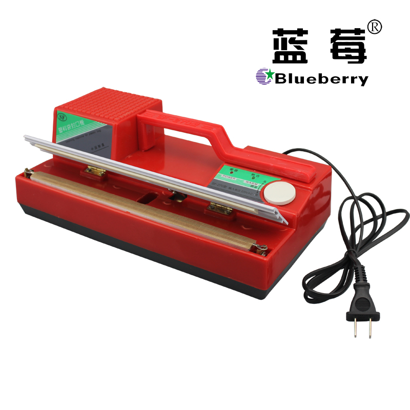 蓝莓牌台式塑料食品袋手动封口机