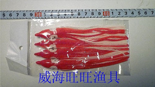 12cm 路亚饵 软饵 章鱼鱿鱼 假饵 软体