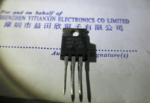 IRF5305 IRF5305PBF 场效应管实体店经营正品保障！