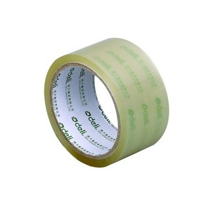 得力30200仓库封箱宽胶布快递透明胶带宽4.8*长30Y