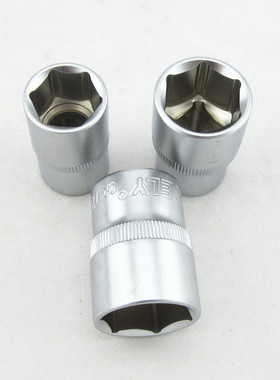 威特力1/2套筒头电动套筒扳手单个大飞六角套桶头风炮6角套筒子