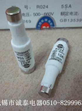 【正浩】保险丝 大小头熔芯R024-2A 4A 6A 10A 16A 20A(RO24)