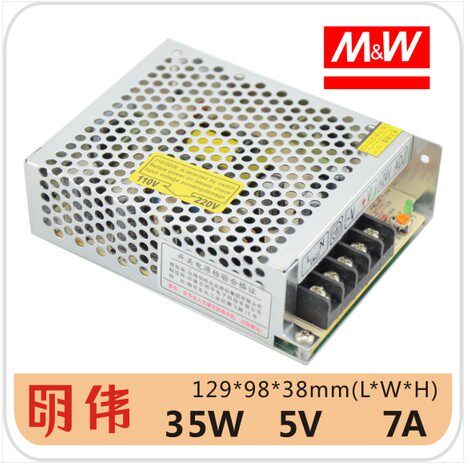 LED开关电源、工业级、CE认证单电压输出S-35-5 5V7A