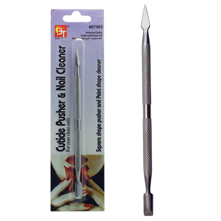 매니큐어 도구 각질 푸셔 양방향 스테인레스 스틸 각질 푸셔 매니큐어 스틸 푸시 각질 네일 리무버 광선 요법 손톱깎이