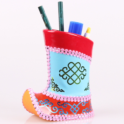 收纳桶工艺品蒙古族笔筒