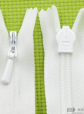 日本YKK3号隐形布边拉链 婚纱 裙子 礼服 腰裙 白色19cm-56cm