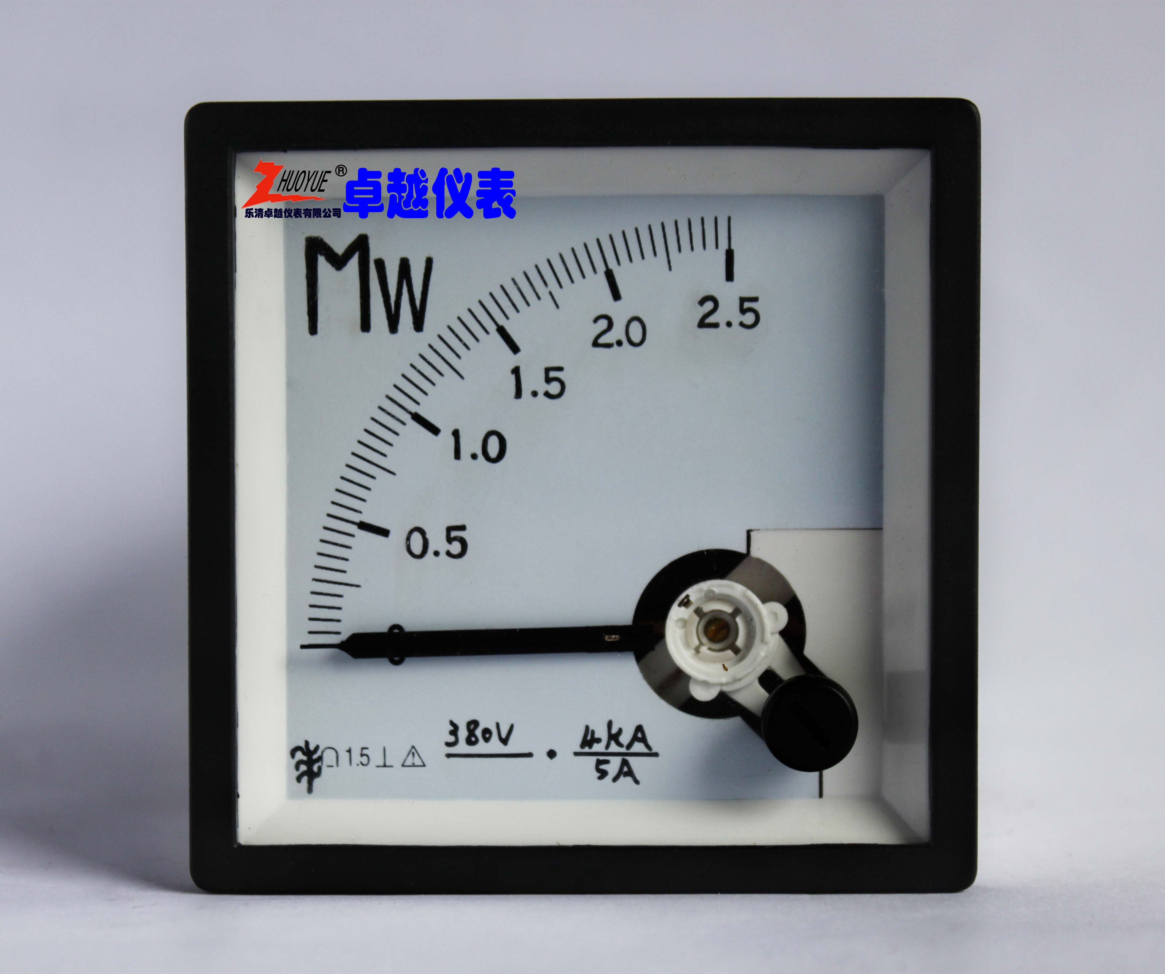 指针式方形三相有功功率测量仪表CZ-72 2.5MW(380V 4000/5A)