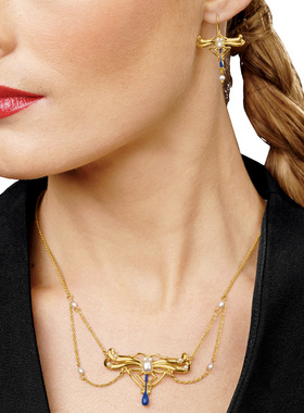 大都会博物馆英国运动吊坠项链