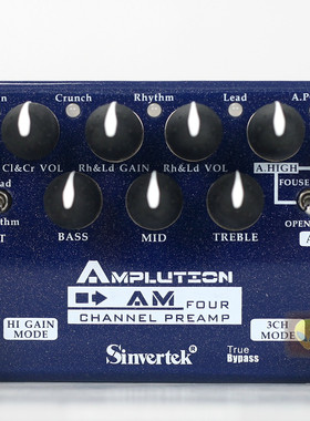 【Sinvertek Amplution.AM】仙音维克美式失真前级效果器【锐利】