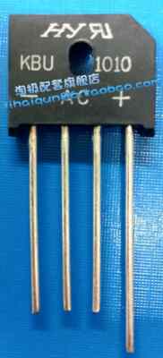 热卖KBU1010 10A 1000V圆脚扁桥 整流器件