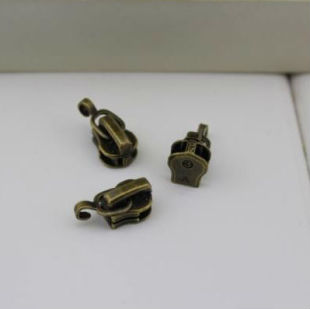 5个8.6克 拼布手工DIY包包辅料3号铜拉链配件金属拉链头1元