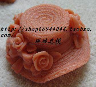 硅胶皂模/手工皂模具/女孩田野帽模具/香皂皂模/食品模具/zx29