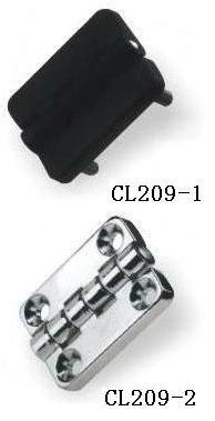 威满柜锁CL209-1-2黑白铰链 HL009铁皮柜开关柜动力机柜合页40*54