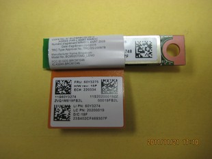 Fru 3.0 ：60y3275 60Y3271 60y3274 Bluetooth X220 Bdc