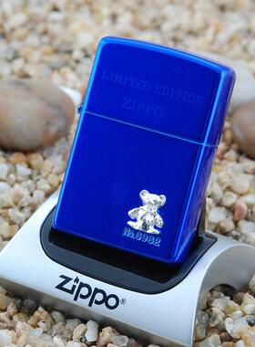美国原装正品 ZIPPO打火机 日韩版 蓝色小熊套装 限量版 珍藏版ZP