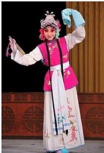 儿童京剧戏服戏装 京剧卖水服装表演服 小旦花旦丫鬟卖水戏曲服装