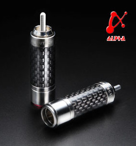 正品行货 古河 Furutech CF-102 (R) 镀佬全锁式碳纤维 RCA插头