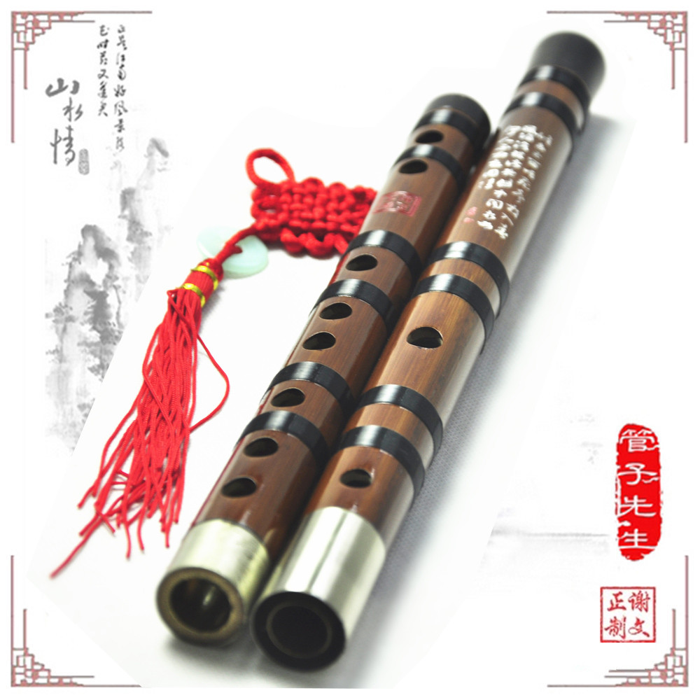 专业双插两节苦竹笛子/乐器厂家直销\管韵精制横笛 手工调音