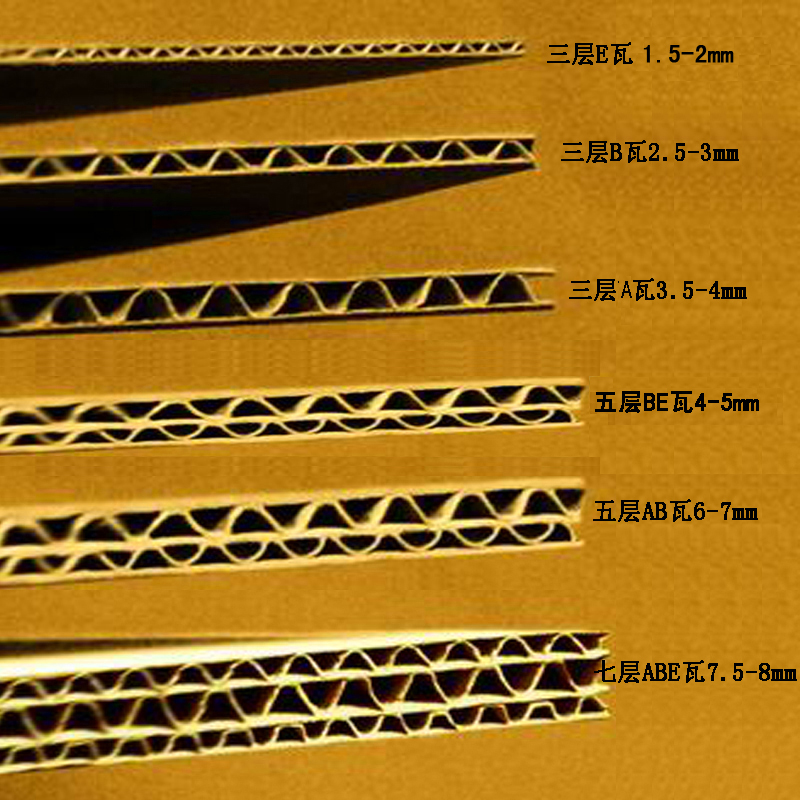 三层E瓦手工画画小纸板薄款DIY小物件设计隔板衬板垫寸纸片