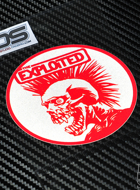 TUTU圖圖車貼-THE EXPLOITED punk朋克 摇滚 汽车 反光贴纸 贴花
