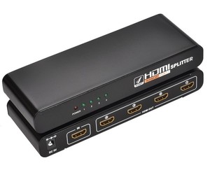 丰杰HD-104 HDMI分配器 一进四出 一分四 4口四路一拖四