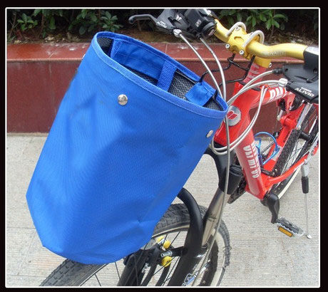 Panier pour vélo en toile - Ref 2266529 Image 1