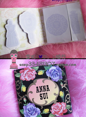 Anna Sui安娜苏2013年蔷薇花魔法蝴蝶舞蝶便签本便条本留言本