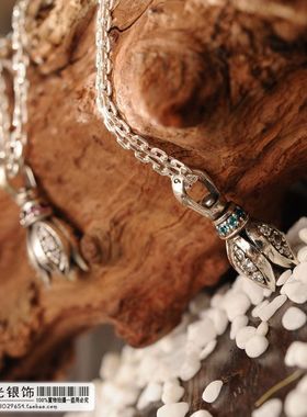 钻石泰国925银闪亮铃铛吊坠