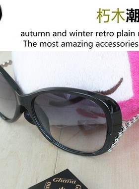 原宿复古风太阳眼镜张智霖同款
